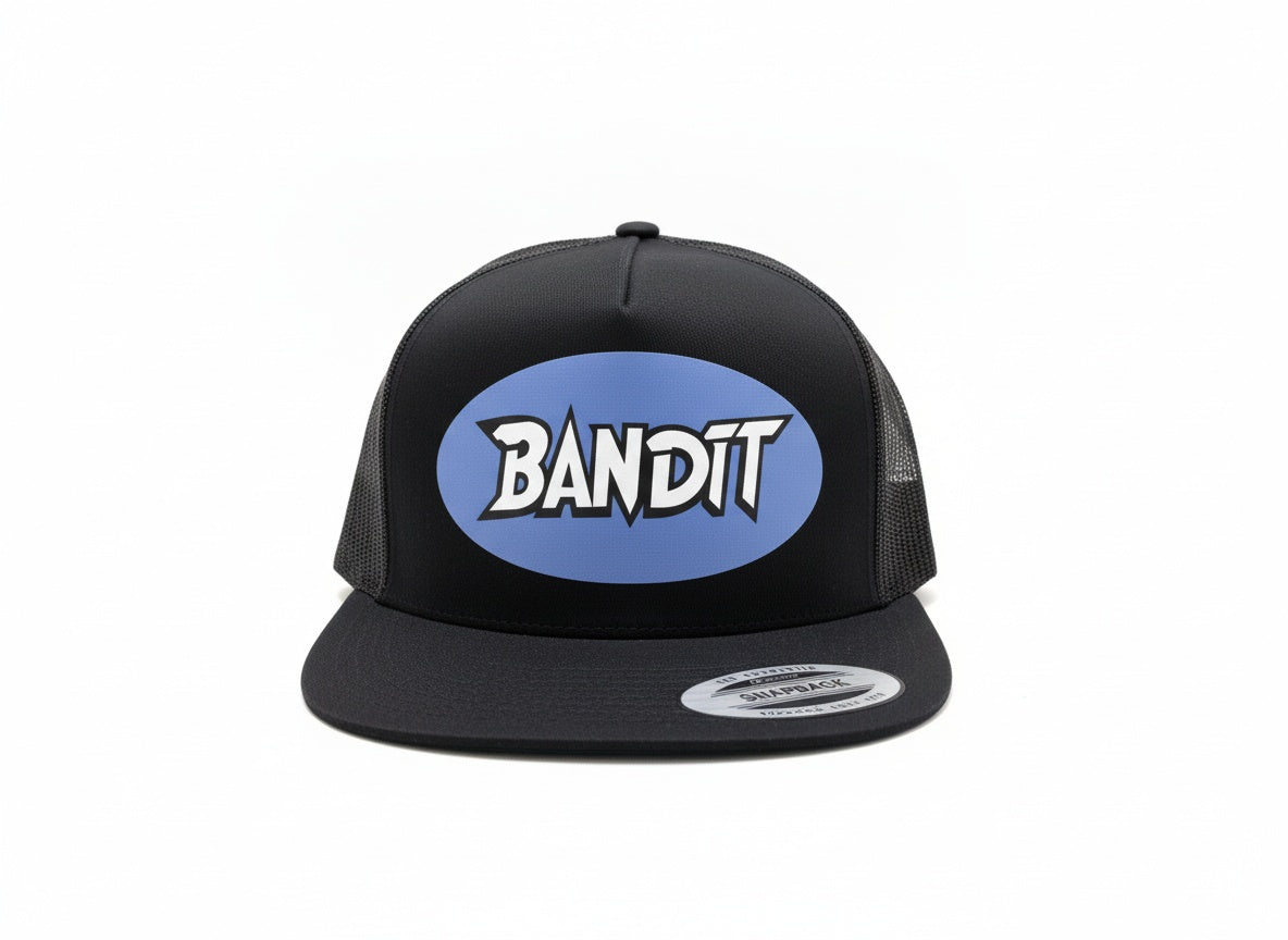 black and blue crosses hat